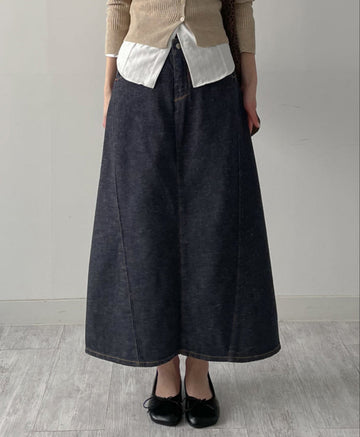 Adjust Nep Selvage Long Skirt